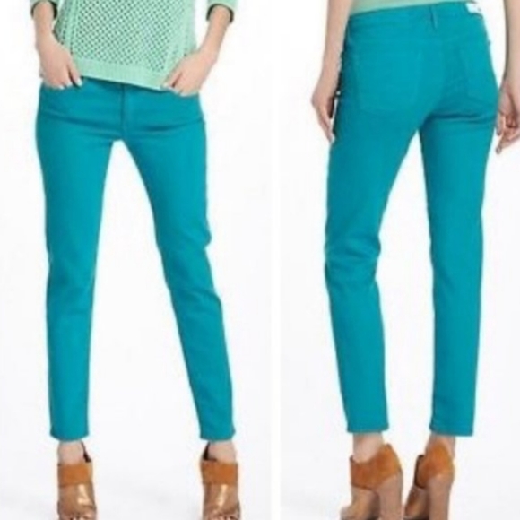 AG Adriano Goldschmidt | Stevie Ankle Jean in Teal - Picture 1 of 11